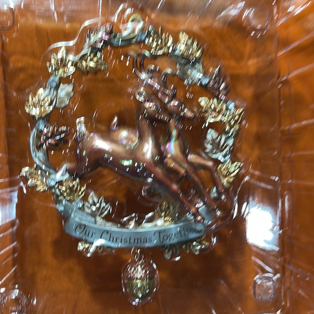 Carlton Cards Heirloom Ornament Our Christmas Together 2004